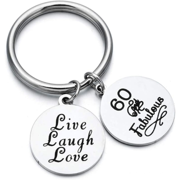 Innovative Hot Custom Promotion Gift Metal Lettres en acier inoxydable Personnalisé Key Chain